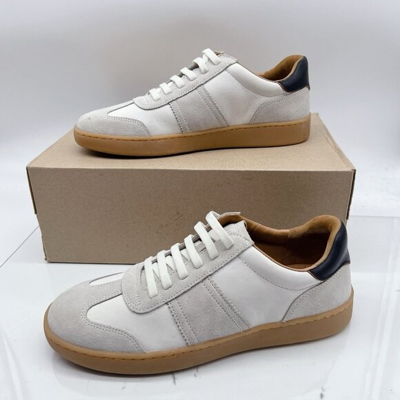 Allen Edmonds LUDLOW Slip-On Stretch Lace Up Sneakers Dove Suede Mens US 8.5 - Picture 3 of 13